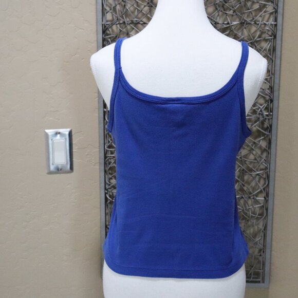 Weavers Girl Cobalt Thin Strap Tank Top - Picture 3 of 5